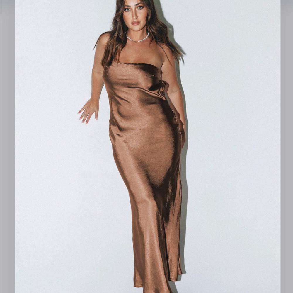 Princess Polly Haley Maxi Satin Dress